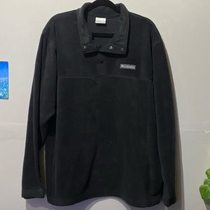 Columbia Steens Mountain Half-Snap Fleece Pullover - Black - Mens Sz XL